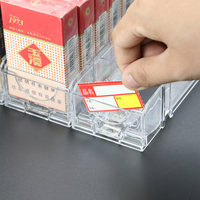 Présentoir de tabac pour supermarché durable avec système de poussée à ressort, support de cigarettes, poussoir d'étagère, plateau de présentation