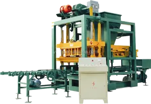 QTJ4-25 Business Ideas With Small Investment Approved Automatic Concrete Brick Machine From China