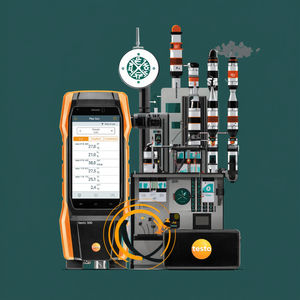 Analisador Digital Portátil de Gases de Combustão Testo 300 para O2 CO 1 CO O2 - Uso Industrial Proteja Seu Ambiente - Product Image 4