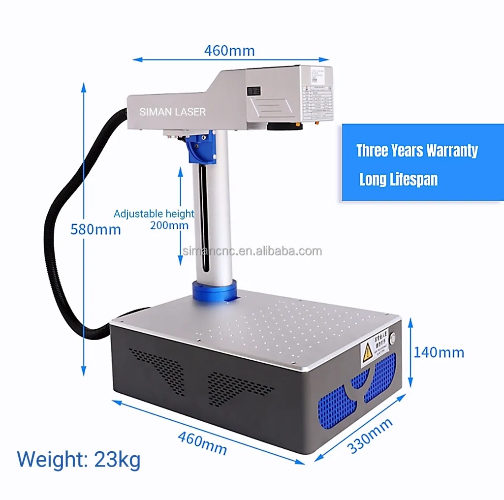 Hoogwaardige Jpt Mopa M8 M7 30W 50W 100W Marker Fiber Lasermarkering 3d Lp Fiber Laser Metalen Graveermachine