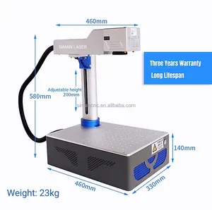 高品质JPT Mopa M8 M7 30w 50w 100w标记光纤激光打标3d lp光纤激光金属雕刻机