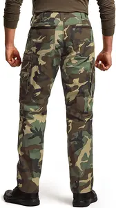 Mens Cargo Pants OEM Nylon Loose Waterproof Black Hiking Tactical Ripstop Mens Safety Workwear Cargo Work Pants For Men