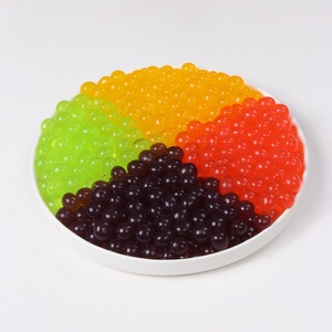 Confezione da 500g di ingredienti per tè a bolle <span class=keywords><strong>blu</strong></span> bacche/<span class=keywords><strong>mela</strong></span> verde/Mango/acqua di castagne che scoppiano perle di Boba - Product Image 5