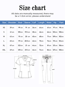 Ensembles d'uniformes médicaux unisexes haut de gamme, blouses d'infirmière à col en V, pantalons de jogging, vente en gros, tissu extensible de haute qualité, vêtements médicaux - Product Image 6