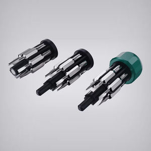 Kit d'outils de réparation DIY pour la maison, mini tournevis multifonction 39 en 1, poignée en acier de précision, finition naturelle, OEM 100 pièces 20x20x16cm - Product Image 3