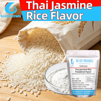 BLUEBROWN Poudre de riz jasmin thaïlandais de qualité alimentaire du Guangdong, saveur douce et parfumée pour boissons solides, bonbons et aliments santé
