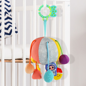 HY Toys bebé cabecera colgante agarrar bola cognitiva océano bosque dibujos animados geometría juguete - Product Image 3