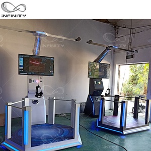 Simulador de Realidad <span class=keywords><strong>Virtual</strong></span> con Diseño Innovador, Caminadora VR 9D, Simulador de Movimiento de 360 Grados, Realidad <span class=keywords><strong>Virtual</strong></span> 9D, Máquinas de Juegos de Disparos VR 9D - Product Image 3