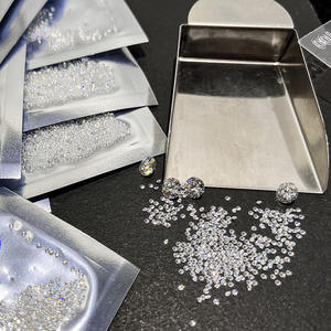 เพชรเม็ดเล็กทรงกลมใหญ่สีสดใส VVS 2/2.5/3/3.5/4/4.5mm HPHT สำหรับปลูกในห้องปฏิบัติการขายส่งเพชรหลวมธรรมชาติ - Product Image 6