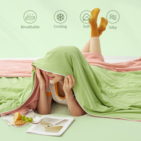 Couette ultra-douce et rafraîchissante pour les couettes d'été chaudes, légère et respirante, couette matelassée pour un sommeil réparateur