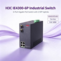 H3C IE4300-6P 4-port Gigabit Elektrikli 2 Gigabit İnternet Endüstriyel Switch