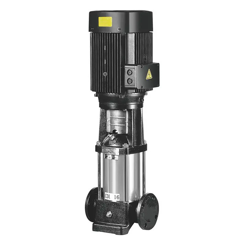 Stainless Steel Electric Centrifugal Water Pump Small Vertical Multistage Clean Water Pump DN25