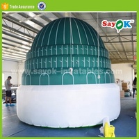 Tente musulmane gonflable 3D pour décoration, idéale pour église islamique, haute qualité