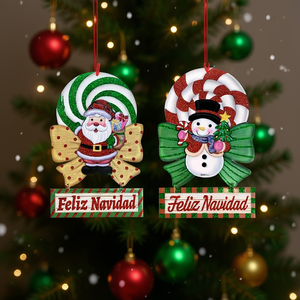 Homeera Hanging Ornament 35x23cm Foam Paper Christmas Theme Festival Decor Tree Decoration - Product Image 2