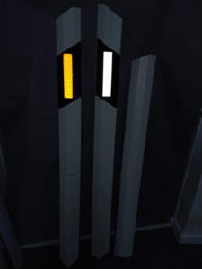 الطريق الآمن مخصص ارتفاع PVC المرور محدد بعد مرنة دليل تحذير جانب الطريق والطريق العاكسة للسلامة - Product Image 5