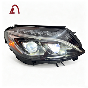 Phares LED <span class=keywords><strong>de</strong></span> haute qualité pour Mercedes-Benz Classe C W205 C180 C200 C250 C300 2016, double lentille <span class=keywords><strong>haut</strong></span> <span class=keywords><strong>de</strong></span> <span class=keywords><strong>gamme</strong></span>, 12V, phare <span class=keywords><strong>de</strong></span> voiture - Product Image 5