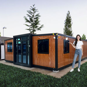 Maison mobile extensible de 20 pieds, une chambre, un salon, panneaux sandwich en acier, série <span class=keywords><strong>Jane</strong></span> <span class=keywords><strong>Eyre</strong></span>, appartement, hôtel, villas - Product Image 1