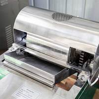 Sécheur à tambour rotatif à double tambour pour aliments chimiques industriels, aliments instantanés pour bébés, levure sèche active, machine à racler