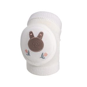 Protecteurs de coude de genou en maille brodée bébés été coton mince ramper apprentissage escalade résistant aux chutes ours mince aspirateur Logo - Product Image 1