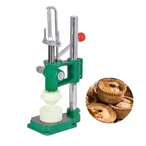 Mesin pembentuk pai daging lemak tinggi Manual mesin pembentuk kerak Pie Choco mesin pembuat Pie untuk penggunaan rumah