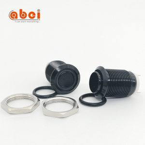 ABEI sembol güç 12V/24V siyah Metal küçük mikro anahtarları buton anlık 12mm basmalı düğme anahtarı - Product Image 4