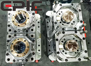 Molde de Parede Fina para Tampa de Balde Plástico com Acabamento de Alto Brilho e Texturizado para Caixas Plásticas Domésticas Estéticas - Product Image 3