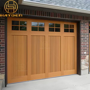<span class=keywords><strong>Porte</strong></span> <span class=keywords><strong>de</strong></span> <span class=keywords><strong>garage</strong></span> <span class=keywords><strong>sectionnelle</strong></span> automatique en aluminium et bois massif, sur mesure, durable et moderne, <span class=keywords><strong>de</strong></span> la marque Hayden, pour usage résidentiel - Product Image 1