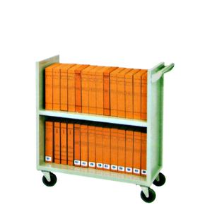 ชั้นวางนิตยสารแบบสองชั้นรถเข็นหนังสือสองชั้นแบบพิเศษ - Product Image 2