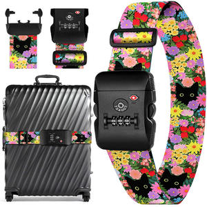 कस्टम एडजस्टेबल भारी शुल्क tsa लॉक सामान स्ट्रैप के साथ कस्टम एडजस्टेबल भारी शुल्क tsa - Product Image 5