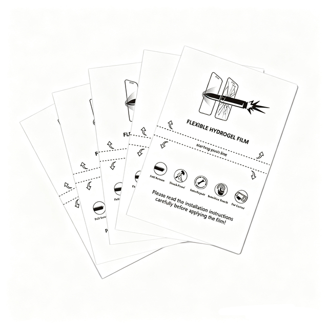 Mobile Phone Screen Protector Film  TPU Hydrogel 12*18cm Sheets for Smart Cutting Machine Bubble Free Easy Install Self-Despair