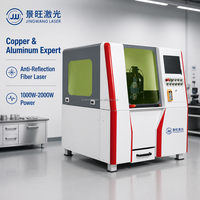Máquina de corte láser de fibra compacta de 600x800mm tipo gabinete para fabricación de placas de disipadores de calor de aluminio para fábricas de iluminación LED