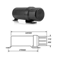Boîte de rangement pour moto, 1 pièce, boîte de rangement manuelle, matière plastique, étanche, Tube de rangement, imperméable