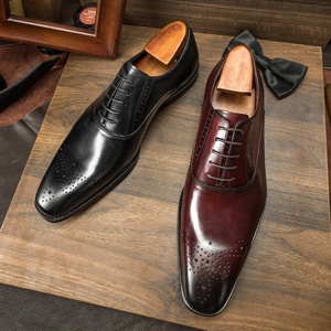 ZP202861 2026 Chaussures Richelieu de luxe pour hommes, les plus vendues, en cuir véritable faites à la main, nouvelles chaussures de mariage pour le printemps - Product Image 3