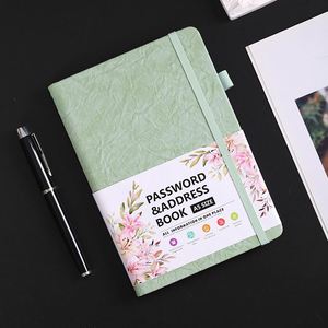 Password Book for Strap <b>Custom</b> PU A4 Notebook with Horizontal Line <b>Diary</b> Plus Logo Creative - Product Image 6