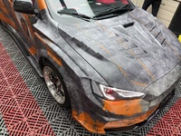 Pièces automobiles en matériau FRP Runde pour Mitsubishi Lancer : Kit carrosserie large style VARI, pare-chocs avant, ailes, jupes latérales, pare-chocs arrière