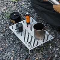 Mini table légère pliable, bureau à thé en alliage d'aluminium, pour camping en plein air, barbecue, meubles d'extérieur portables multifonctionnels