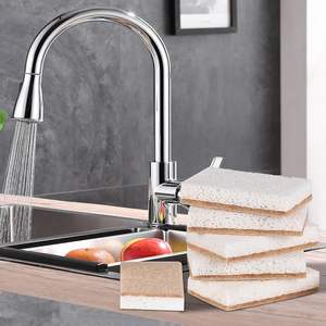 Esponjas de Limpieza Ecológicas de Pulpa de Madera, Esponja Biodegradable Natural de Plantas, Esponja de Celulosa para Fregar en la Cocina - Product Image 6