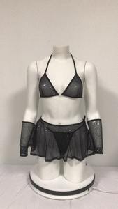 Conjunto de Lencería Sexy para Mujer con Lentejuelas Brillantes y Coloridas, Ropa de Actuación Exótica para Club Nocturno, Atuendos de Stripper, Ropa de Baile - Product Image 6