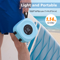 Affichage numérique LED Paddle électrique plus petite pompe haute pression 20PSI SUP pompe à air avec batterie