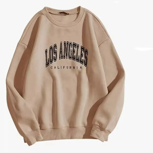 Otoño e invierno Terry Fleece estilo extragrande nueva sudadera suelta con estampado de minorías de América del Norte para hombres - Product Image 5