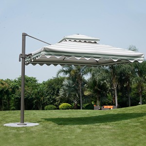 Sombrilla de playa de 27m impermeable al aire libre jardín Patio sombrilla mercado sombrilla sombrillas con inclinación - Product Image 4
