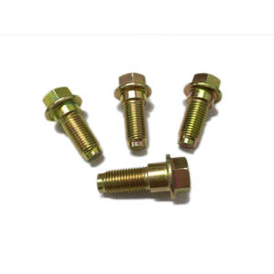 Boulons à bride hexagonale ASTM A193 B7, boulons hexagonaux simples zingués, fixations à épaule pour assemblage structurel - Product Image 2
