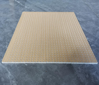 Panneau acoustique en bois perforé ignifuge de classe supérieure, résistant aux rayures, facile à nettoyer, réduction sonore élevée, salon, chambre à coucher