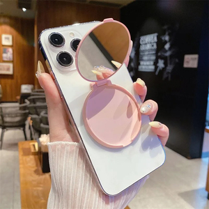 Manufacturer Price Cellphone Grip <b>Stand</b> Portable Cosmetic Mirror Phone Ring Holder for Any Phone Case - Product Image 1