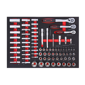 Caja de Herramientas de Acero Negra con 7 Cajones y Cerradura, Juego de 252 Piezas, Resistente, para Reparación de Automóviles, Taller, OEM/OBM - Product Image 6