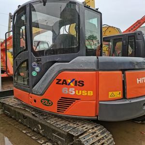 Excavateurs d'occasion HITACHI ZX65USB du Japon de 6 tonnes en bon état Excavateurs hydrauliques sur chenilles d'occasion à bas prix à vendre - Product Image 2