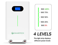 Batterie Grandtech avec garantie de 10 ans, 10 kW, 16 kWh, 15 kW, onduleur, pack de batteries Lifepo4, 51,2 V, 314 Ah, packs de batteries 48 V, batteries solaires Lifepo4