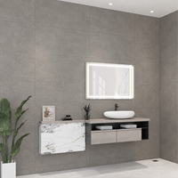 Panneau mural moderne en PVC imperméable et ignifuge, garantie 3 ans, pour la décoration murale de la salle de bain, de l'hôtel, solutions de design graphique