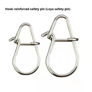 100 unids/bolsa pesca Duo-<span class=keywords><strong>Lock</strong></span> <span class=keywords><strong>Snap</strong></span> Pin Acero inoxidable Nice Snaps Tackle conector - Product Image 6