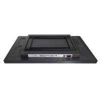 Moniteur industriel à écran plat avec boîtier métallique, écran tactile LCD large étanche 32 pouces 1920*1080 avec HD VGA DVI USB